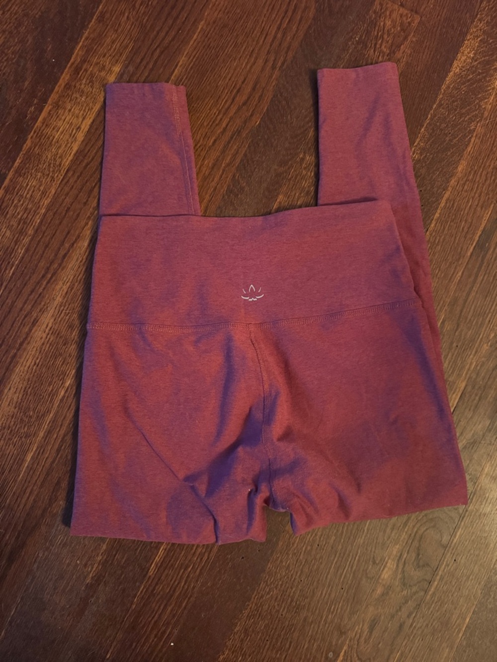 Beyond Yoga Maroon High-Waist Seamless Leggings